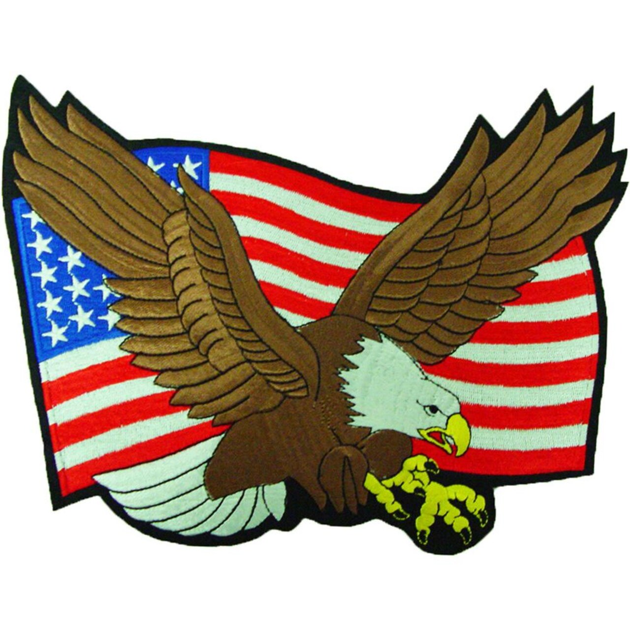 American Flag with Eagle Patch 9 1/4&#x22;